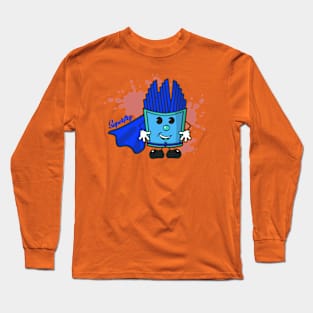 Pop Art for Kids | Superfry | Blue Long Sleeve T-Shirt